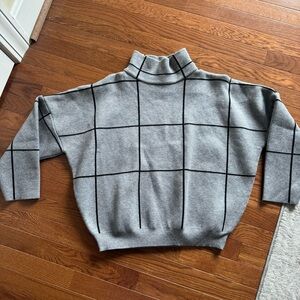 Chicwish Heather Gray Wool Blend Sweater